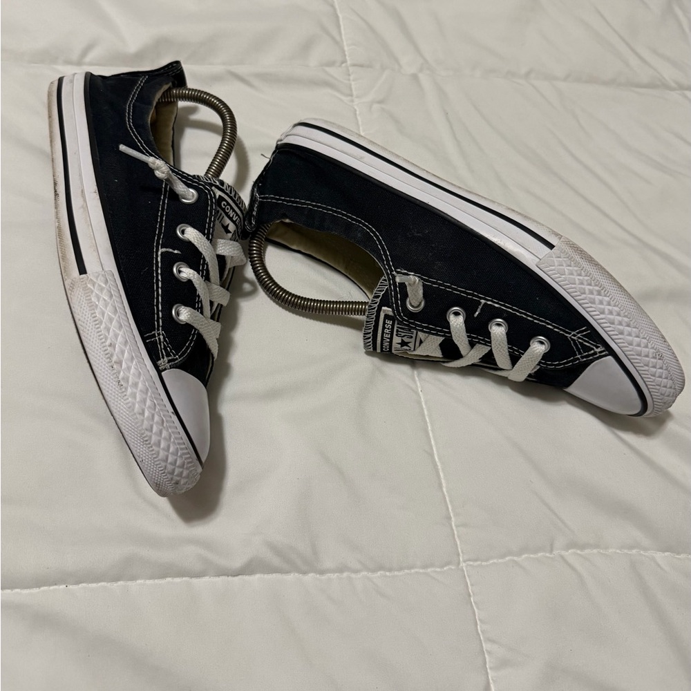 Converse Chuck Taylor All Star Black Low Top Lace Up Shoes Women’s Size 5